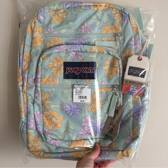 floral jansport big student backpack - Ghostly The Cross Town Plus is functional simplicity at its best New JanSport Big Student Laptop